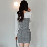 ミニ丈のレトロ感が可愛いワンピース(キャバドレス・CABARETDRESS) | GRAXIA | 詳細画像5
