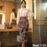 シックな大人カラーのセットアップドレス(キャバドレス CABARETDRESS) | GRAXIA | 詳細画像1