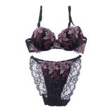 チュールとフラワーレースの繊細な魅力引き立つブラ・ショーツセット（ブラセット） | GRAXIA | 詳細画像11 