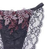 チュールとフラワーレースの繊細な魅力引き立つブラ・ショーツセット（ブラセット） | GRAXIA | 詳細画像15 