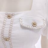 スクエアネックトップスとプリーツスカートのセットアップ(キャバドレス CABAR… | GRAXIA | 詳細画像12