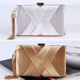 タッセルチェーンが揺れるパーティーバッグ(CLUTCH BAG) | GRAXIA | 詳細画像2 
