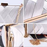 タッセルチェーンが揺れるパーティーバッグ(CLUTCH BAG) | GRAXIA | 詳細画像4 