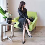 裾レースのリブニットセットアップドレス(キャバドレス CABARETDRESS) | GRAXIA | 詳細画像3 