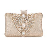 ティアドロップのビジューが煌めくクラッチバッグ(CLUTCH BAG) | GRAXIA | 詳細画像3 