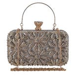 花柄ラインストーンがクラシックな3WAYクラッチバッグ(CLUTCH BAG) | GRAXIA | 詳細画像6 