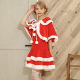 襟付きケープとティーアードスカートが目を引くサンタガール風コスプレ | GRAXIA | 詳細画像3 