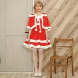 襟付きケープとティーアードスカートが目を引くサンタガール風コスプレ | GRAXIA | 詳細画像7 
