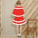 襟付きケープとティーアードスカートが目を引くサンタガール風コスプレ | GRAXIA | 詳細画像8 