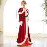 ゴールド模様引き立つロングワンピースサンタガール風コスプレ(COSPLAY) | GRAXIA | 詳細画像2 