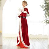 ゴールド模様引き立つロングワンピースサンタガール風コスプレ(COSPLAY) | GRAXIA | 詳細画像4 