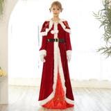 ゴールド模様引き立つロングワンピースサンタガール風コスプレ(COSPLAY) | GRAXIA | 詳細画像7 