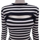 フロントカットアウトボーダーニットワンピース(キャバドレス CABARETDRE… | GRAXIA | 詳細画像10