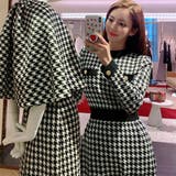 千鳥格子のミモレ丈ニットワンピース(キャバドレス・CABARETDRESS) | GRAXIA | 詳細画像5 