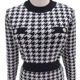 千鳥格子のミモレ丈ニットワンピース(キャバドレス・CABARETDRESS) | GRAXIA | 詳細画像10 