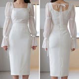 ベルシェイプカフスがエレガントなセットアップドレス(キャバドレス CABARET… | GRAXIA | 詳細画像4