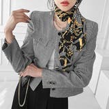 ノーカラージャケットとワイドパンツのセットアップ | GRAXIA | 詳細画像2