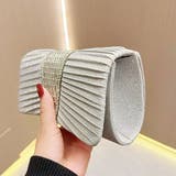 ラメプリーツがシンプルで上品なクラッチバッグ(CLUTCH BAG) | GRAXIA | 詳細画像2 