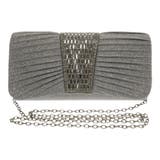 ラメプリーツがシンプルで上品なクラッチバッグ(CLUTCH BAG) | GRAXIA | 詳細画像12 