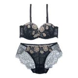 アイラッシュレースにシースルーがちょっぴり大人なブラ ショーツセット(ブラセット… | GRAXIA | 詳細画像11 