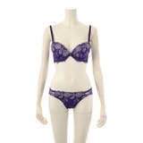 アイラッシュレースにシースルーがちょっぴり大人なブラ ショーツセット(ブラセット… | GRAXIA | 詳細画像7 