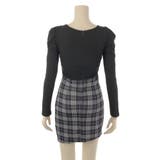 チェック柄パフスリーブタイトワンピース(キャバドレス CABARETDRESS) | GRAXIA | 詳細画像13