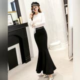 マーメイドラインストレッチロングスカート(SKIRT) | GRAXIA | 詳細画像4 