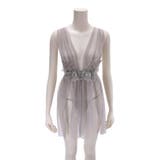 大胆スリットがふわりと揺れる刺繍入りベビードール(セクシーランジェリー) | GRAXIA | 詳細画像11