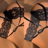 リボンで魅せるローライズTバック・ショーツ(セクシーランジェリー) | GRAXIA | 詳細画像2
