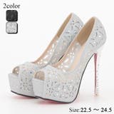 花柄14cmヒールパンプス / 4010 | GRAXIA | 詳細画像1 