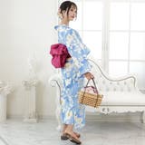 ふわりと柔らかな愛らしさ感じるぼかし夏椿浴衣3点セット(YUKATA) | GRAXIA | 詳細画像7 