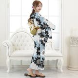 太陽のように咲いた雛菊モノトーン浴衣3点セット(YUKATA) | GRAXIA | 詳細画像5 