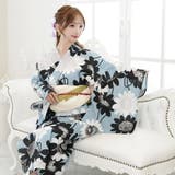 太陽のように咲いた雛菊モノトーン浴衣3点セット(YUKATA) | GRAXIA | 詳細画像9 