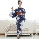 市松模様に芍薬が高貴な美しさ感じる浴衣3点セット(YUKATA) | GRAXIA | 詳細画像6 