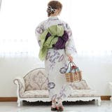 冷静な大人モダンの紫朝顔浴衣3点セット(YUKATA) | GRAXIA | 詳細画像4 