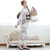 冷静な大人モダンの紫朝顔浴衣3点セット(YUKATA) | GRAXIA | 詳細画像5 