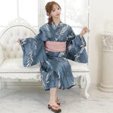 墨絵のような落ち着きある柳文様が古典で粋な浴衣3点セット(YUKATA) | GRAXIA | 詳細画像7 