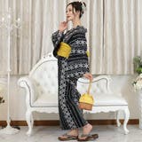 凛とした佇まいが引き立つ花柄ライン浴衣3点セット(YUKATA) | GRAXIA | 詳細画像3 