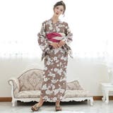 夏椿をメインとした花々が優雅に咲き誇った浴衣3点セット(YUKATA) | GRAXIA | 詳細画像6 