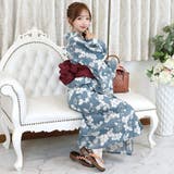 夏椿をメインとした花々が優雅に咲き誇った浴衣3点セット(YUKATA) | GRAXIA | 詳細画像9 