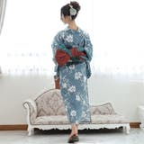 涼し気な流水に揺れるコスモス浴衣3点セット(YUKATA) | GRAXIA | 詳細画像4 