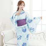 水面に浮かぶ芍薬の花がしなやかで優しい浴衣3点セット(YUKATA) | GRAXIA | 詳細画像9 