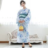 紫陽花の花が手まりのようにコロンと可愛らしい浴衣3点セット(YUKATA) | GRAXIA | 詳細画像2 