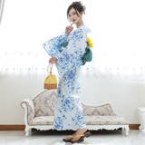 紫陽花の花が手まりのようにコロンと可愛らしい浴衣3点セット(YUKATA) | GRAXIA | 詳細画像3 