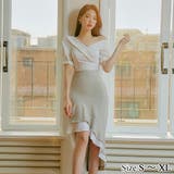 バイカラーアシメデザインセットアップ(キャバドレス・CABARETDRESS) | GRAXIA | 詳細画像1 