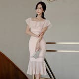 オフショルダーメッシュフリルワンピース(キャバドレス CABARETDRESS) | GRAXIA | 詳細画像3 