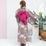 単色の草花が落ち着きある浴衣3点セット(YUKATA) | GRAXIA | 詳細画像4 
