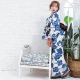 生成りに藍のグラデーションの色合いが鮮やかな浴衣3点セット(YUKATA) | GRAXIA | 詳細画像7 