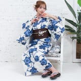 生成りに藍のグラデーションの色合いが鮮やかな浴衣3点セット(YUKATA) | GRAXIA | 詳細画像9 