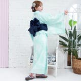 大ぶりの芍薬の花が柔らかな色合いに咲いた浴衣3点セット(YUKATA) | GRAXIA | 詳細画像5 